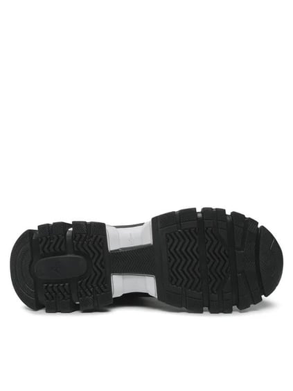 Emporio Armani Emporıo Armani Kadın Bağcıklı Logolu Günlük Kullanım Normal Kalıp Siyah Bot & Bootie X3M357 XF683-00002