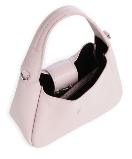Emporio Armani Emporıo Armani Kadın Deri Marka Logolu Askılıklı Fermuarlı Pudra Omuz Çantası Y3E235 YWQ9X-80062