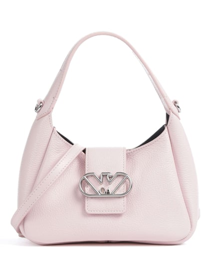 Emporio Armani Emporıo Armani Kadın Deri Marka Logolu Askılıklı Fermuarlı Pudra Omuz Çantası Y3E235 YWQ9X-80062