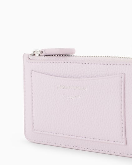 EMPORIO ARMANI Emporıo Armani Kadın Deri Kart Bölmeli Fermuar Kapamalı Lila Kartlık EW000367 AF11953-UA205