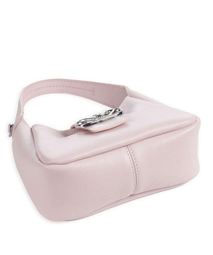 Emporio Armani Emporıo Armani Kadın Deri Marka Logolu Askılıklı Fermuarlı Pudra Omuz Çantası Y3E235 YWQ9X-80062