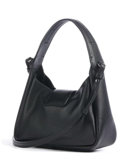 Emporio Armani Emporıo Armani Kadın Deri Marka Logolu Askılıklı Fermuarlı Siyah Omuz Çantası Y3E235 YWQ9X-80001