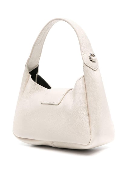 Emporio Armani Emporıo Armani Kadın Deri Marka Logolu Askılıklı Fermuarlı Beyaz Omuz Çantası Y3E235 YWQ9X-80022