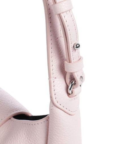 Emporio Armani Emporıo Armani Kadın Deri Marka Logolu Askılıklı Fermuarlı Pudra Omuz Çantası Y3E235 YWQ9X-80062