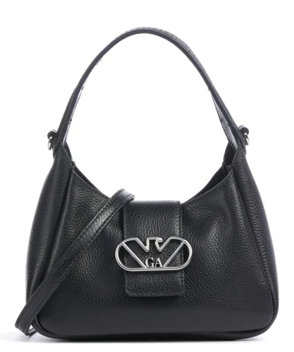 Emporio Armani Emporıo Armani Kadın Deri Marka Logolu Askılıklı Fermuarlı Siyah Omuz Çantası Y3E235 YWQ9X-80001