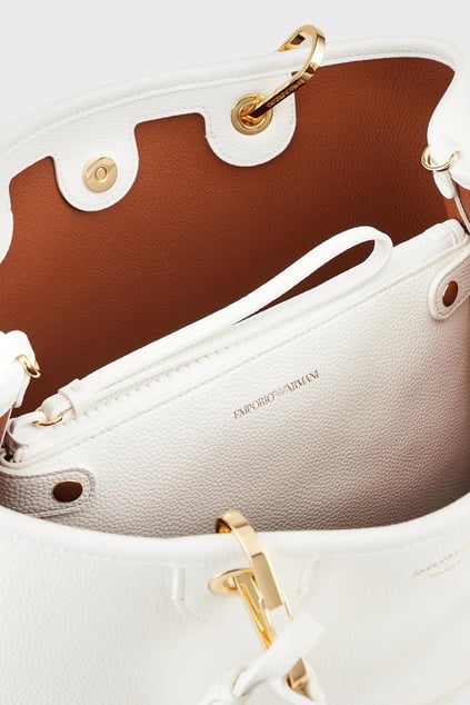 Emporio Armani Emporıo Armani Kadın Logolu Ayarlanabilir Askılıklı Deri Günlük Kullanım Kırmızı Omuz Çantası Y3D165 YFO5B-219