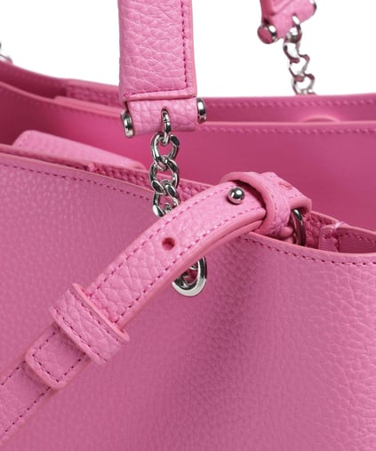Emporio Armani Emporıo Armani Kadın Logolu Deri Fermuarlı Günlük Kullanım Pembe Omuz Çantası Y3D158 YFN6E-88028