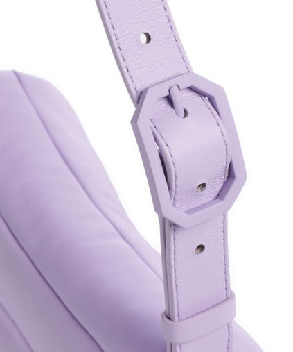 Emporio Armani Emporıo Armani Kadın Logolu Askılı Fermuar Kapamalı İki Bölmeli Mor Omuz Çantası Y3E226 YWZ1V-80264