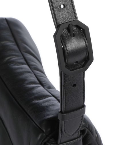 Emporio Armani Emporıo Armani Kadın Logolu Askılı Fermuar Kapamalı İki Bölmeli Siyah Omuz Çantası Y3E226 YWZ1V-80001