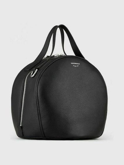 Emporio Armani Emporıo Armani Kadın Logo Ayarlanabilir Askılı Siyah Omuz Çantası Y3A138 Y350E-SIYAH