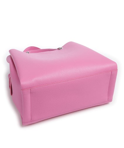Emporio Armani Emporıo Armani Kadın Logolu Deri Fermuarlı Günlük Kullanım Pembe Omuz Çantası Y3D158 YFN6E-88028