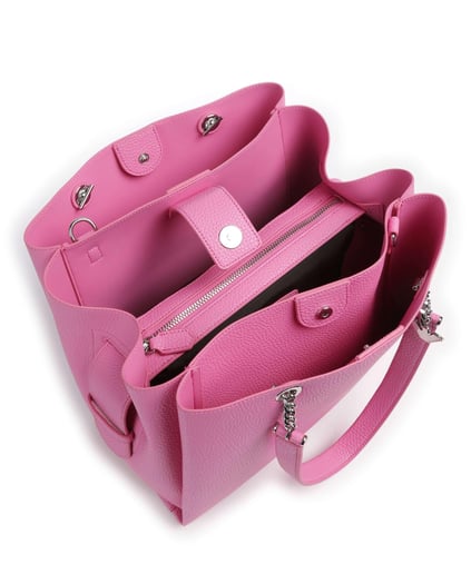 Emporio Armani Emporıo Armani Kadın Logolu Deri Fermuarlı Günlük Kullanım Pembe Omuz Çantası Y3D158 YFN6E-88028