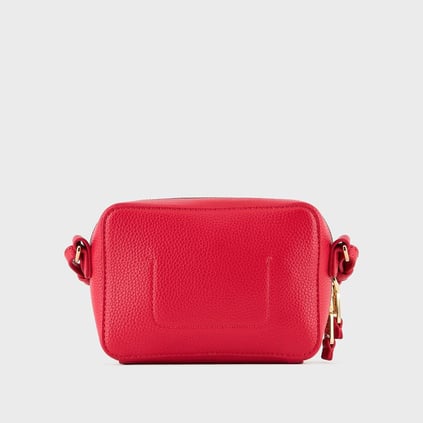 Emporio Armani Emporıo Armani Kadın Marka Logo Detaylı Fermuarlı Çok Cepli Kırmızı Omuz Çantası Y3H322 YVY0B-80533