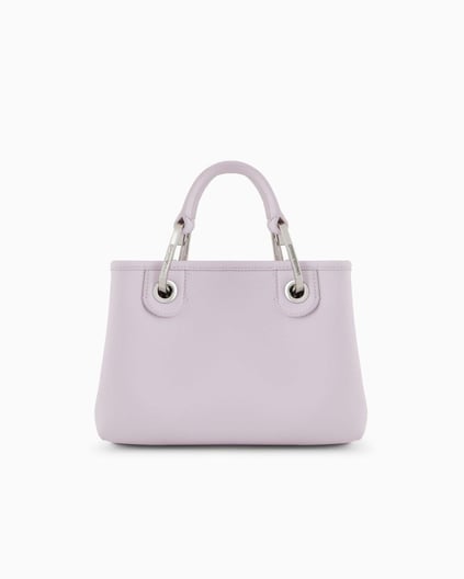 EMPORIO ARMANI Emporıo Armani Kadın Manyetik Kapamalı Logo Kabartmalı Çıkarılabilir Omuz Askılı Pembe Omuz Çantası EW000382 AF12036-M4033
