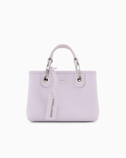 EMPORIO ARMANI Emporıo Armani Kadın Manyetik Kapamalı Logo Kabartmalı Çıkarılabilir Omuz Askılı Pembe Omuz Çantası EW000382 AF12036-M4033