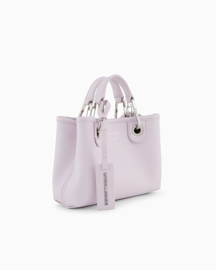EMPORIO ARMANI Emporıo Armani Kadın Manyetik Kapamalı Logo Kabartmalı Çıkarılabilir Omuz Askılı Pembe Omuz Çantası EW000382 AF12036-M4033