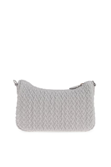 Emporio Armani Emporıo Armani Kadın Örgü Desenli Fermuarlı Zincirli Omuz Askılı Gri Omuz Çantası EW002961 AF19228-U8028