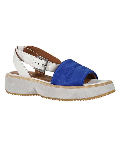 Emporio Armani Emporıo Armani Kadın Tokalı Kalın Taban Günlük Beyaz Sandalet X3U092 XM344-836