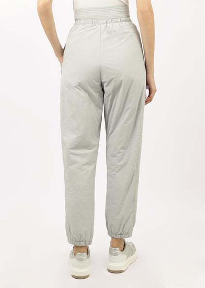 Emporio Armani Emporıo Armani Kadın Yüksek Bel Dokuma Kumaş Rahat Günlük Gri Pantolon 6R2P80 2NFBZ-0700