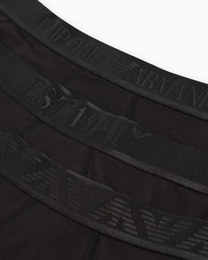 EMPORIO ARMANI Emporıo Body Erkek Beli Lastikli Pamuklu Slim Fit 3'lü Siyah Boxer EM000259 AF10780-MC061