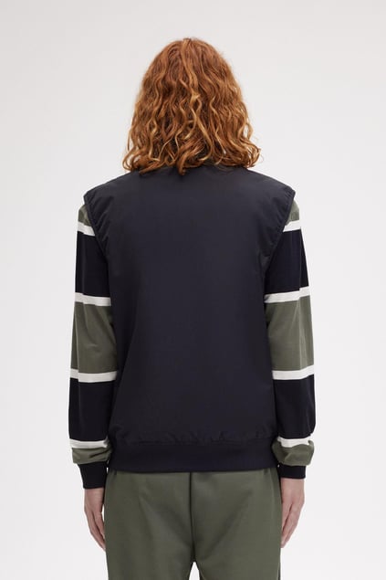 Fred Perry Fred Perry Erkek Dik Yaka Fermuar Kapamalı Kolsuz Siyah Yelek J8500-102