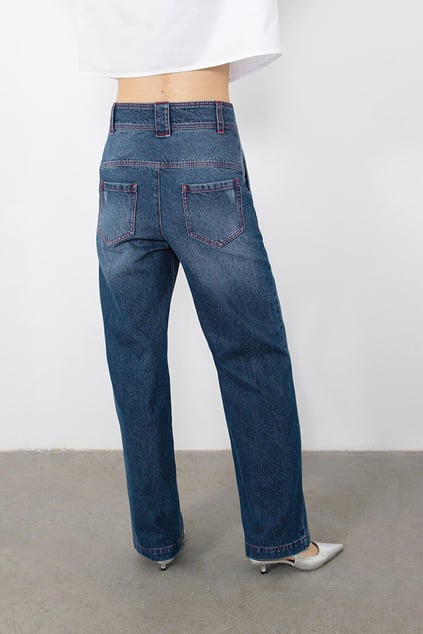 Gizia Gizia Kadın Lacivert Jeans M1H032-LACİVERT