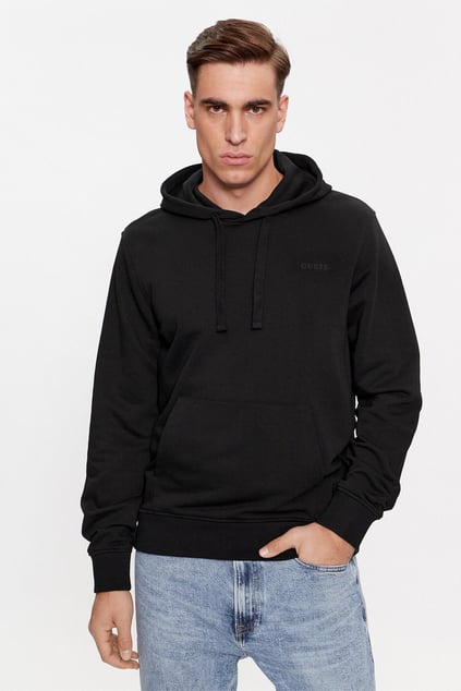 GUESS GUESS Erkek Siyah Sweatshirt M4RQ52 KBK32-JBLK