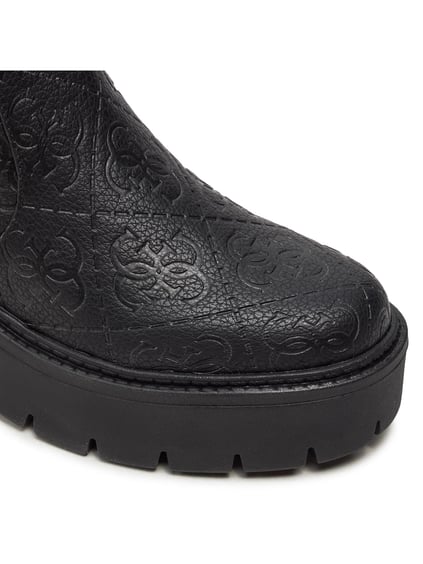 GUESS GUESS Kadın Bilek Kısmı Logolu Kemer Detaylı Siyah Günlük Ayakkabı FLTSHU FAL10-BLACK