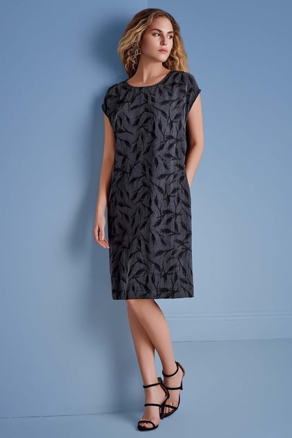 Guitar Guıtar Kadın Lacivert Elbise 25218-DRESS-10