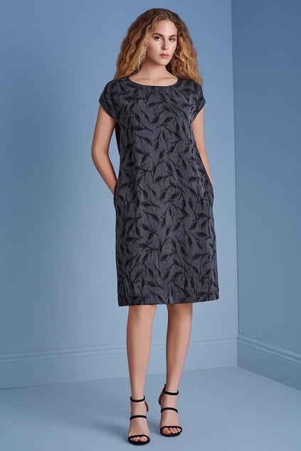 Guitar Guıtar Kadın Lacivert Elbise 25218-DRESS-10