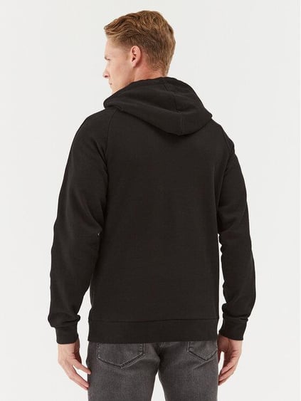 HUGO HUGO Erkek Kapşonlu Yaka Fermuarlı Uzun Kollu Siyah Sweatshirt 50497003-001