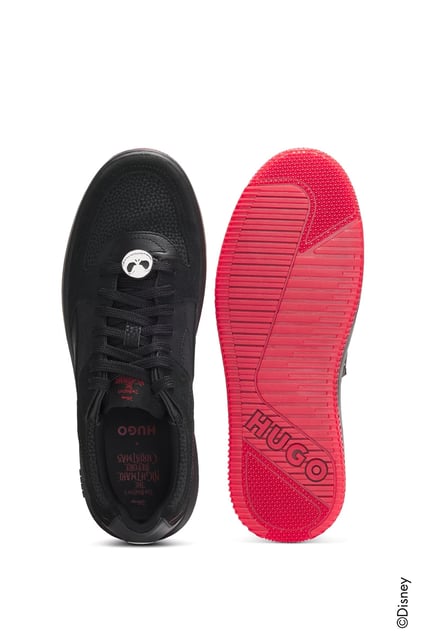 HUGO HUGO Erkek Rahat Taban İşlemeli Desenli Renk Geçişli Siyah Sneaker 50536715-006