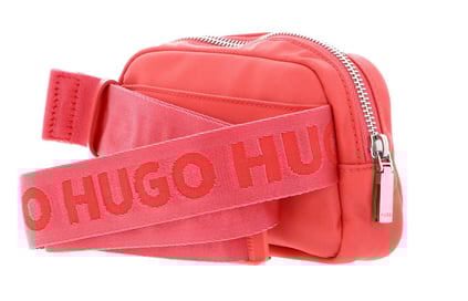 HUGO HUGO Kadın Fermuarlı Çıkarılamayan Uzun Askılı Mercan Omuz Çantası 50536057-632