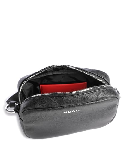 HUGO HUGO Kadın Logo Şerit Askılı Çıkartılabilen Askılı Siyah1 Omuz Çantası 50490172-002