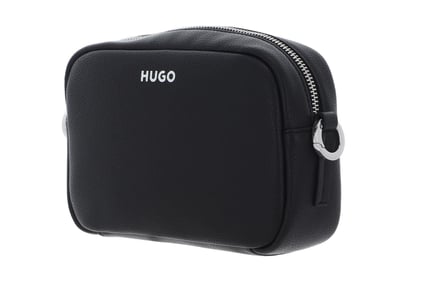 HUGO HUGO Kadın Logo Şerit Askılı Çıkartılabilen Askılı Siyah2 Omuz Çantası 50490172-005
