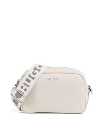 HUGO HUGO Kadın Logo Şerit Askılı Çıkartılabilen Askılı Bej1 Omuz Çantası 50490172-113
