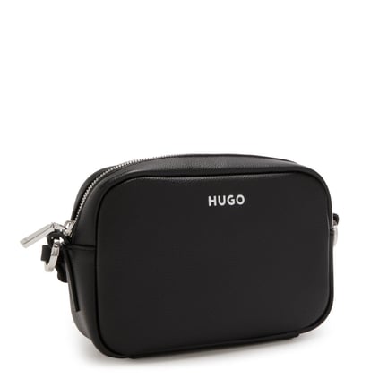 HUGO HUGO Kadın Logo Şerit Askılı Çıkartılabilen Askılı Siyah Omuz Çantası 50490172-001