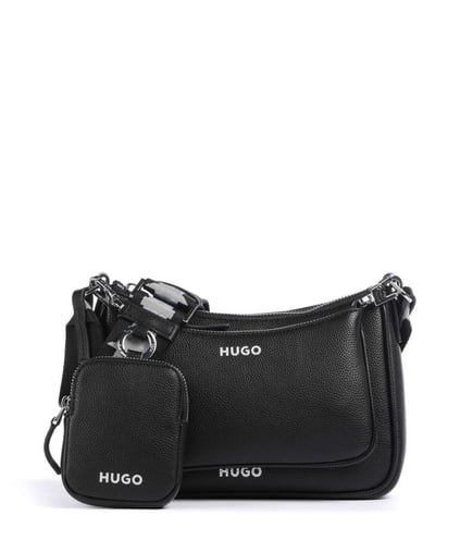 HUGO HUGO Kadın Marka Logolu Ayarlanabilir Omuz Askılı Siyah1 Omuz Çantası 50516579-005