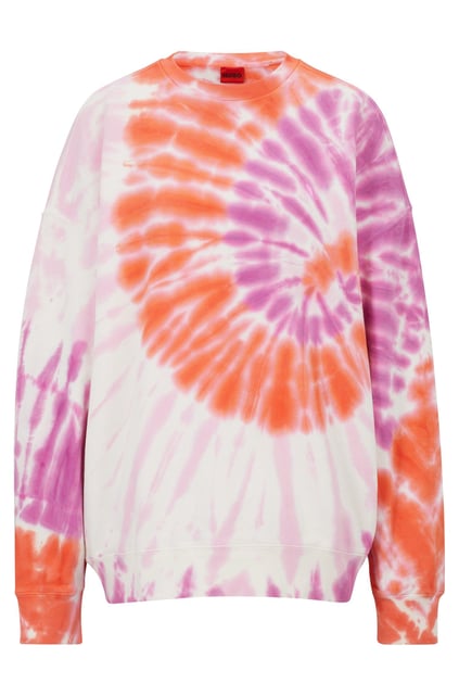 HUGO HUGO Kadın Marka Logolu Uzun Kollu Rahat Çok Renkli Sweatshirt 50490148-997