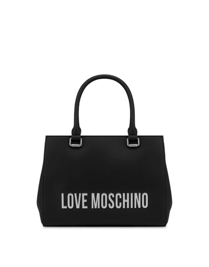 Love Moschino Love Moschino Kadın Çıkarılabilir Ve Ayarlanabilir Omuz Askısı Bir Adet Sürgülü Cep Siyah1 Omuz Çantası JC4022PP1MKD0-00B