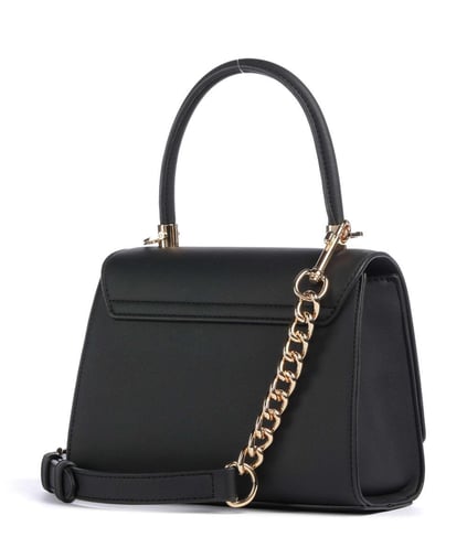 Love Moschino Love Moschino Kadın Deri Ayarlanabilir Zincir Omuz Askılı Gold Detaylı Siyah Omuz Çantası JC4024PP1MKD0-000