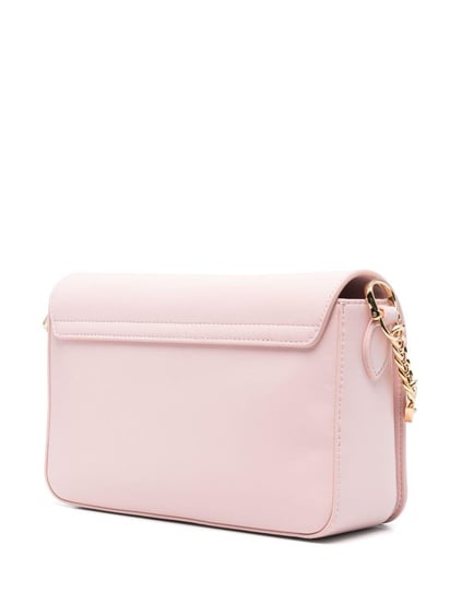 Love Moschino Love Moschino Kadın Gold Marka Logolu Zincir Askılı İçi Fermuar Bölmeli Manyetik Kapamalı Pembe Omuz Çantası JC4071PP1ML13-60A