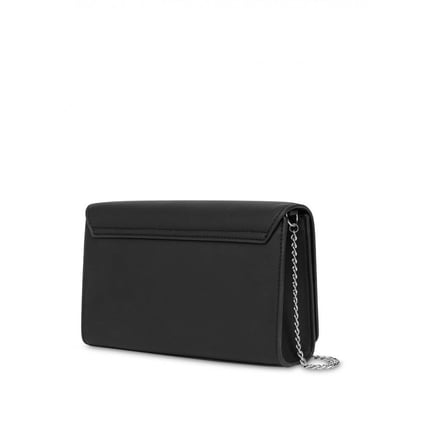Love Moschino Love Moschino Kadın İnce Metal Zincir Askılı Deri Siyah Omuz Çantası JC4103PP1MKD0-00B