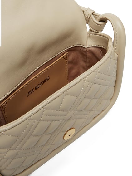 Love Moschino Love Moschino Kadın Manyetik Kapamalı Omuz Askılı Bej Omuz Çantası JC4139PP1MLA0-110