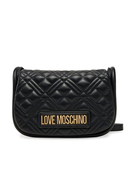 Love Moschino Love Moschino Kadın Manyetik Kapamalı Omuz Askılı Siyah Omuz Çantası JC4139PP1MLA0-000