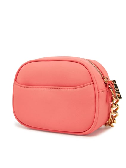 Love Moschino Love Moschino Kadın Marka Logolu Tek Bölmeli Fermuar Kapamalı Mercan Omuz Çantası JC4026PP1MKD0-464