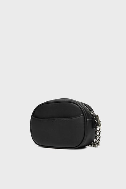Love Moschino Love Moschino Kadın Marka Logolu Tek Bölmeli Fermuar Kapamalı Siyah1 Omuz Çantası JC4026PP1MKD0-00B