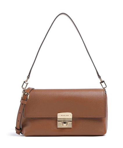 Michael Kors Michael Kors Kadın Deri Metal Toka Kapamalı Ayarlanabilir Kayış Kahverengi Omuz Çantası 32S5G9XC8T-LUGGAGE