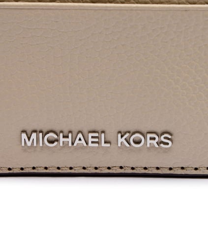 Michael Kors Michael Kors Kadın Deri MK Yazılı Kart Bölmeli Bej Cüzdan 32F8SF6D1L-LIGHTSAND