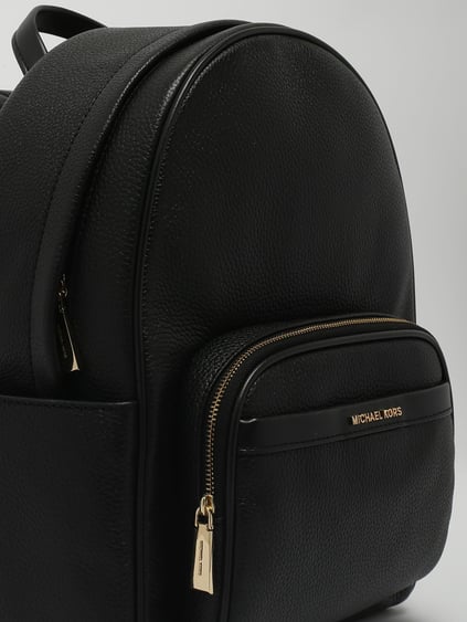 Michael Kors Michael Kors Kadın Düz Deri Küçük Cep Fermuar Kapama Ayarlanabilir Askı Siyah Sırt Çantası 30S4G8XB2L-BLACK